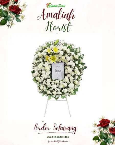 Krans Bunga Duka Tingkis