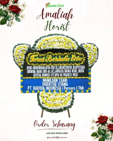 Papan Bunga Duka Tingkis